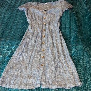 Old Navy Tan Sundress with Sweetheart Neckline